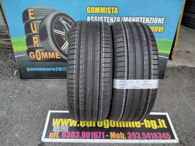 2 gomme usate pirelli 255 40 21 102v estive