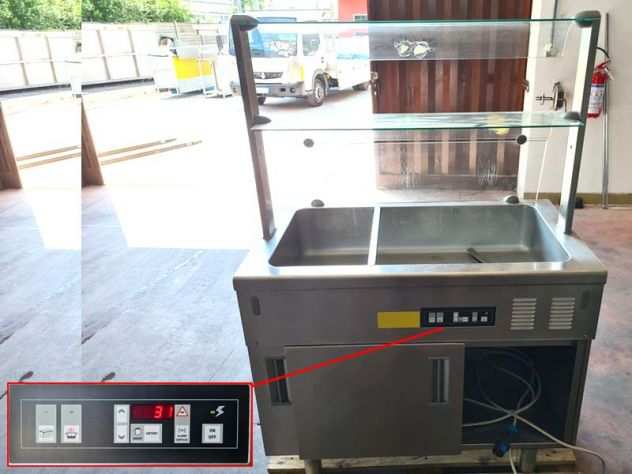 2 MODULI SCALDAVIVANDE INOX USATI