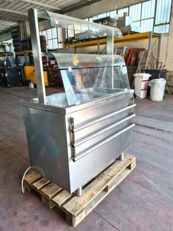 2 MODULI SCALDAVIVANDE INOX USATI