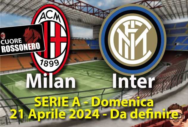 2 Ticket MILAN INTER Sec. Anello Rosso con Tessera CuoreRossonero Set 236 Fila 7