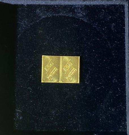 2 x 0,5 grams (1 gram) - Oro .999 - Valcambi - Sigillato