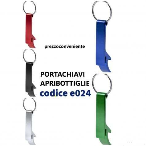 20 portachiavi apri bottiglie prezzo conveniente