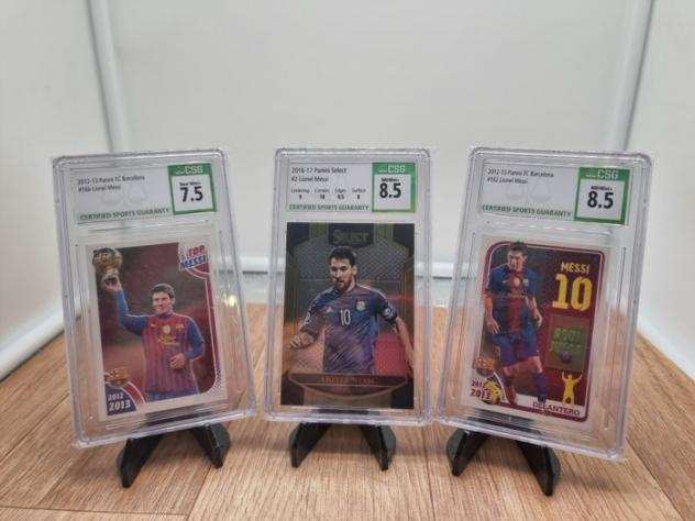 201213 - 201617 - Panini - FC BarcelonaSelect - Lionel Messi - 3 Graded card - CSG 8.5