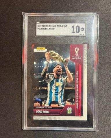 2022 - Panini - Instant World Cup - Lionel Messi - 118 - 1 Graded card - SGC 10