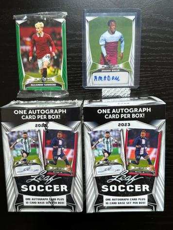 2023 - Leaf - Soccer 2023 - Autograph card Amadou Diallo - 10 Base cards - Sealed box