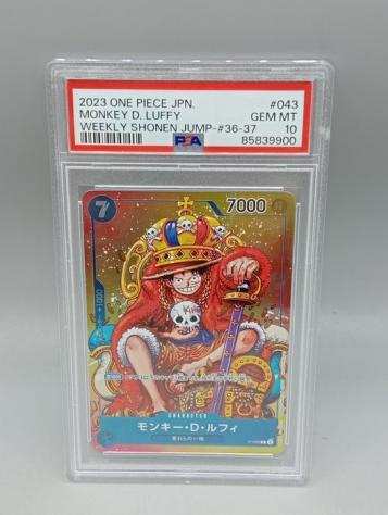 2023 One Piece Japanese Promos 043 Monkey D. Luffy Weekly Shonen Jump-Issue 36-37 Graded card - One Piece - PSA 10