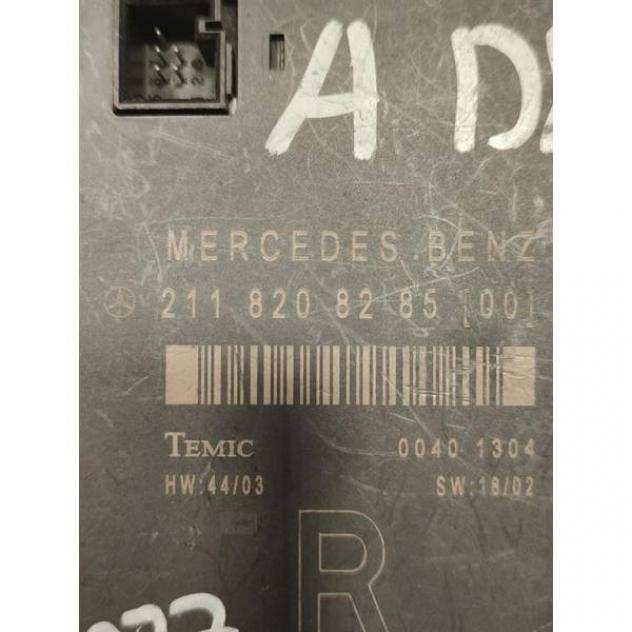 2118208285 CENTRALINA PORTA DX PASSEGGERO MERCEDES Classe E Berlina W211 (0207) 2685 diesel (1) RICAMBI USATI