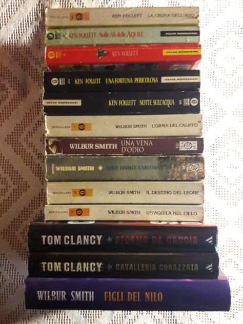 22 romanzi di Follett Ludlum Clancy W. Smith