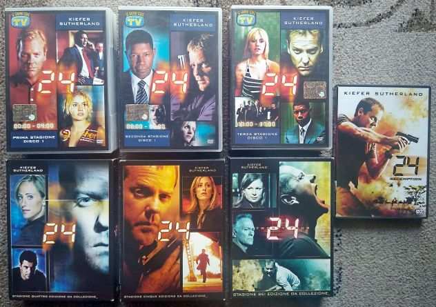 24 STAGIONI 1-6  FILM (40 DVD)