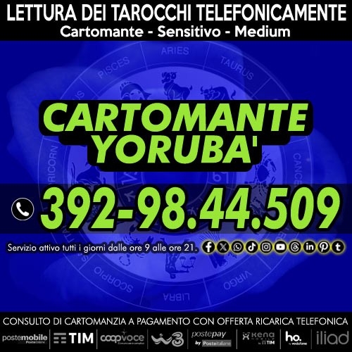 Contattatemi solo esclusivamente al telefono - Il Cartomante Yorubà