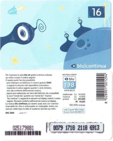 27 schede telefoniche Blu, Omnitel, Telecom, Tim, Vodafone