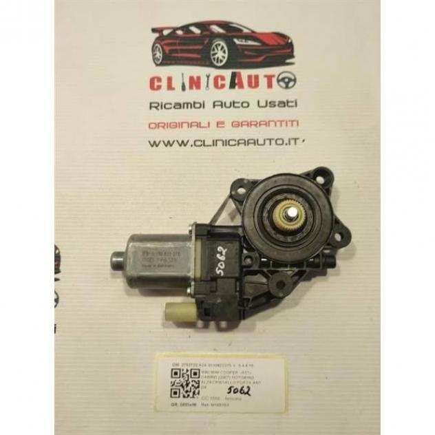 2753722 A2A 0130822375 MOTORINO ALZAVETRO ANTERIORE DESTRA MINI Cooper S 1598 benzina (1) RICAMBI USATI