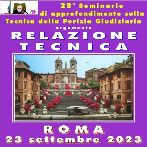 28deg Seminario Relazione Tecnica - ROMA sabato 23 settembre 2023