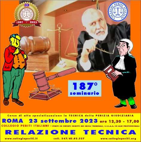 28deg Seminario Relazione Tecnica - ROMA sabato 23 settembre 2023