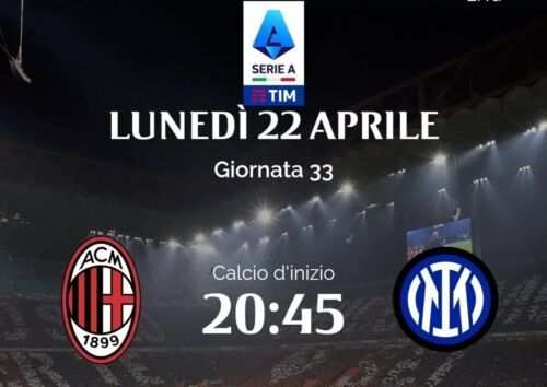 2Biglietti Milan Inter - Secondo Rosso Centrale - Settore 228