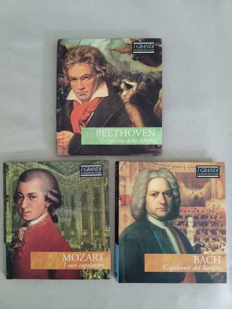 3 CD Originali Beethoven, Mozart e Bach