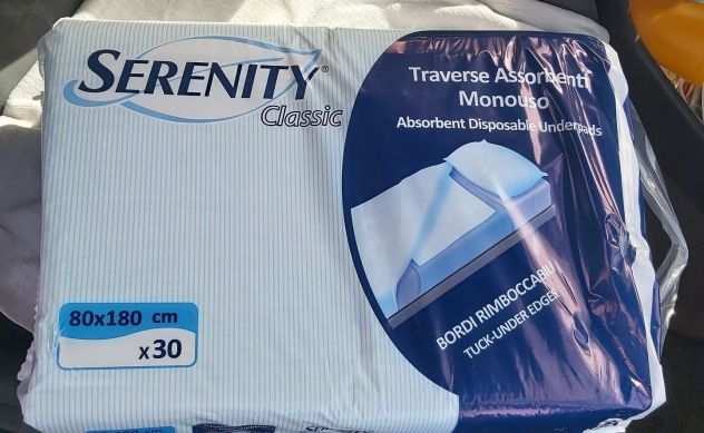 3 confezioni di Serenity Traverse Assorbenti per Letto