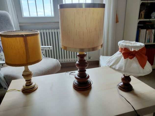 3 lampade da tavolo