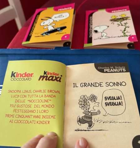 3 libretti collezione Snoopy - Peanuts 50 anni