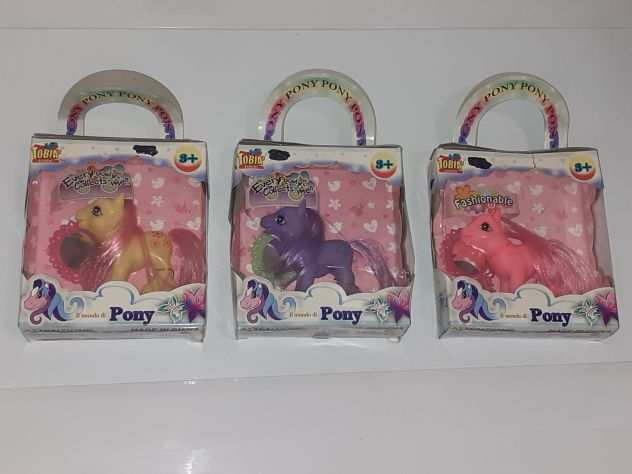 3 Mini Pony nuovi in confezione originale Il mondo di Pony Tobia Giochi (Padova)