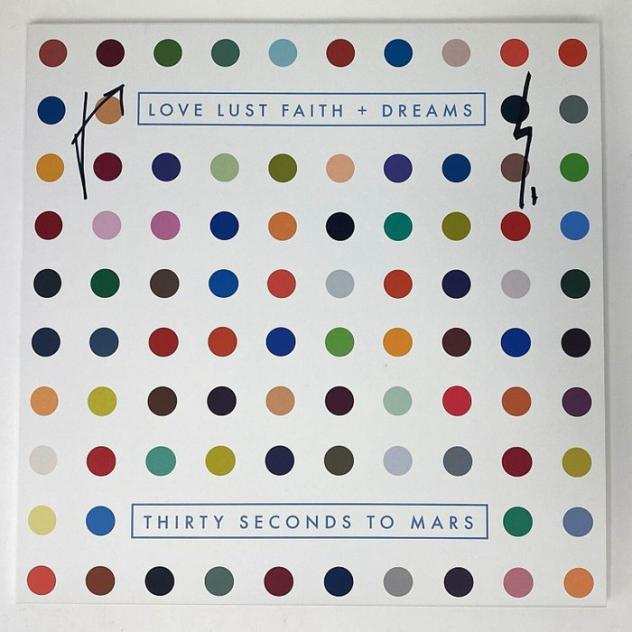 30 Seconds to Mars - Love Lust Faith, Dreams - LP - Signed by Jared Leto, Shannon Leto - Cover Art by Damien Hirst - Album 2 x LP (album doppio) - 202