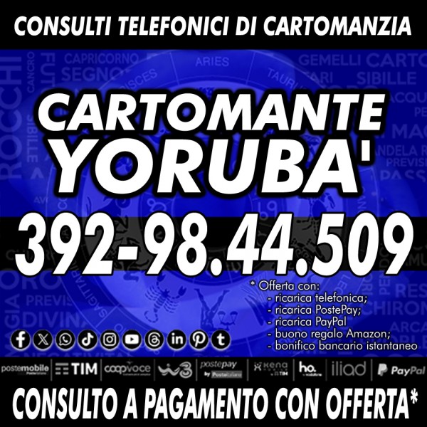 Il Cartomante Yorubà, l'arte di saper leggere le Carte!