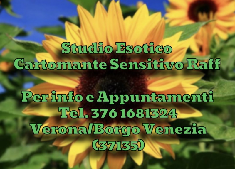 Cartomante* Sensitivo* Raff ( Primo consulto in omaggio) Tel. 3761681324 