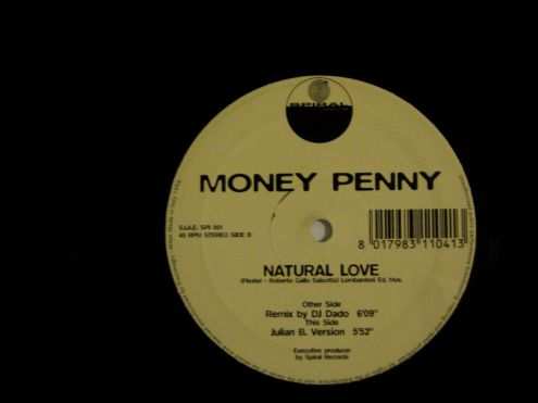 33 giri originale del 1996 Money Penny Natural love