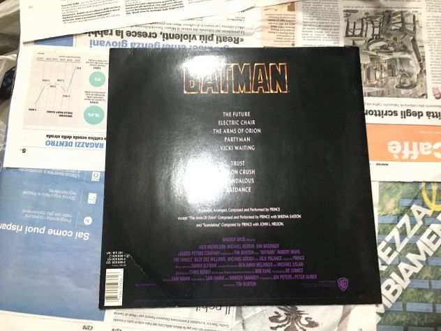 33 giri Soundtrack Film Batman