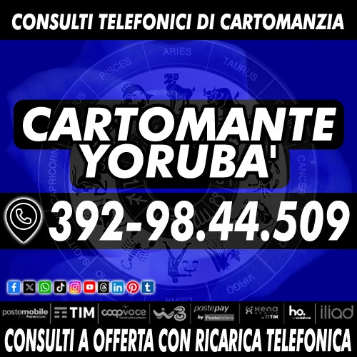 Affronta il tuo futuro con la cartomanzia del Cartomante YORUBA'!