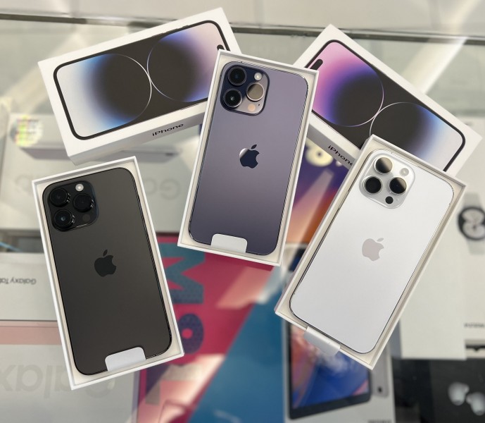 Apple iPhone 14 Pro Max per 580 EUR,  iPhone 14 Pro per 550 EUR , iPhone 14 per 430 EUR , iPhone 14 Plus per 450 EUR,  iPhone 13 Pro per 450 EUR , iPhone 13 Pro Max per 480 EUR, iPhone 13 per 350 EUR , Samsung Galaxy S23 Ultra 5G 256GB per   500 EUR 