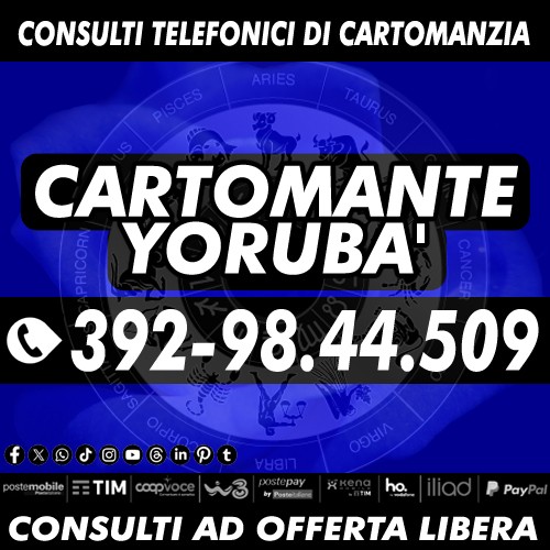 Consulenza esoterica con il Cartomante Yorubà