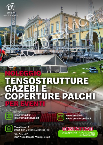 NOLEGGIO GAZEBI - PER EVENTI AZIENDALI - EVENTI PRIVATI - EVENTI PUBBLICI-  CONVENTION MEETING - SFILATE DI MODA 