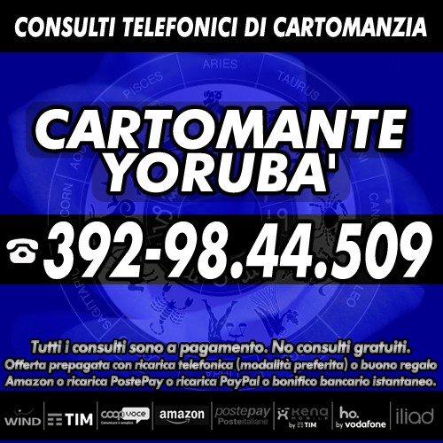 Scopri cosa ti riserva il tuo futuro. Leggiamolo insieme con le carte. IL CARTOMANTE YORUBA'