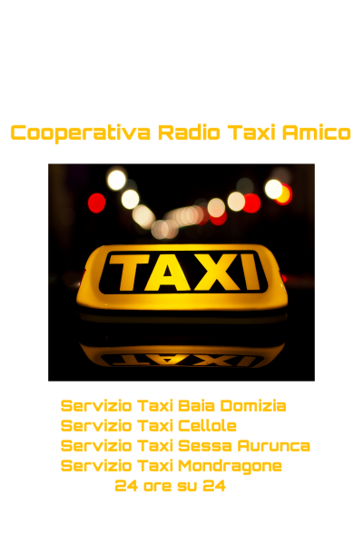 Servizio Taxi Sessa Aurunca Cellole Baia Domizia