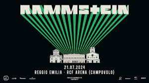 4 biglietti FEUERZONE concerto RAMMSTEIN Reggio Emilia 21 luglio 2024