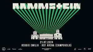 4 biglietti FEUERZONE concerto RAMMSTEIN Reggio Emilia 21072024