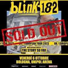 4 biglietti PIT concerto BLINK 182 Bologna 6.10.2023