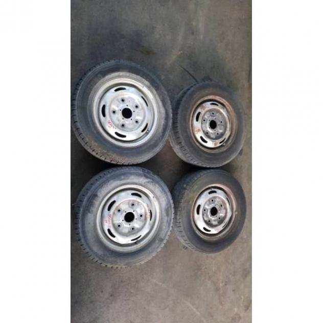 4 CERCHI IN FERRO FORD Transit Serie Gomme  (0006)