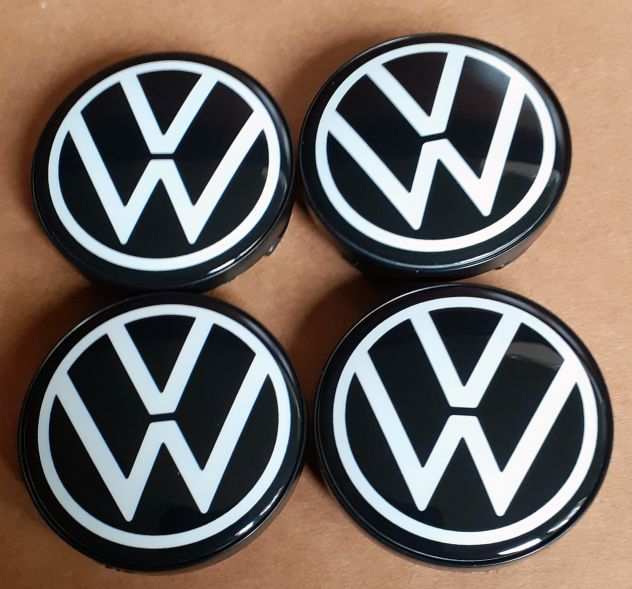 4 Coprimozzo VW 60mm 54mm adatto cerchi aftermaket mak C012 C013 C023 C035 C036
