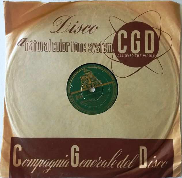 4 dischi 78 giri -dal 1950 al 1957-Claudio Villa, Nilla Pizzi, Carla Boni etc.