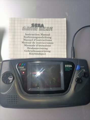4 Giochi Sega Gear console guasta.