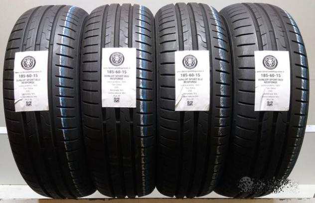 4 GOMME 185 60 15 DUNLOP A13651