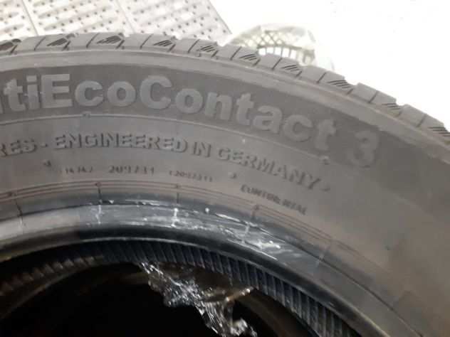 4 gomme 18565r15 92T continental eco contact 3 nuove fatti km dal concessionari