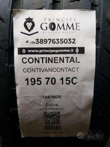 4 GOMME 195 70 15C CONTINENTAL A5287