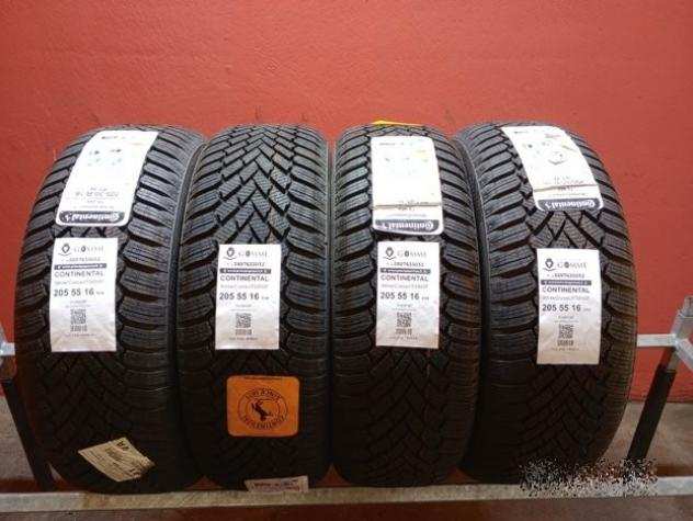 4 gomme 205 55 16 continental inv a3128