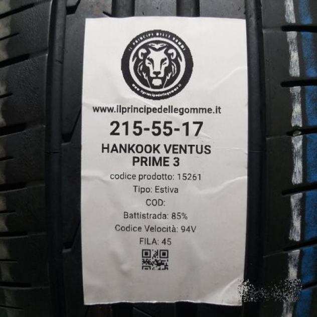 4 GOMME 215 55 17 HANKOOK A15261