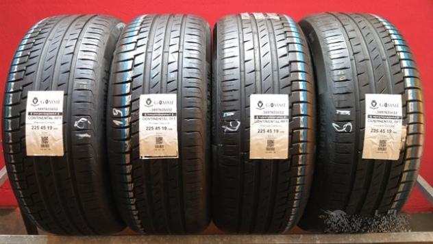 4 gomme 225 45 19 continental rft a556