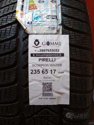 4 gomme 235 65 17 pirelli a3136