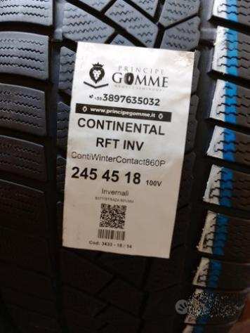 4 gomme 245 45 18 continental rft inv a3433